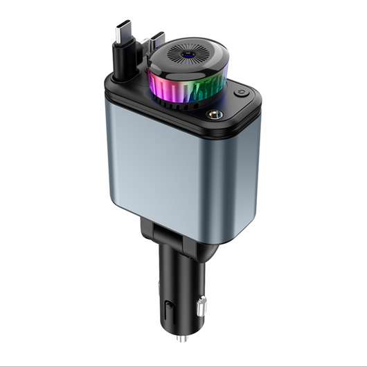 5-in-1 Car Charger with Star Light & Aromatherapy